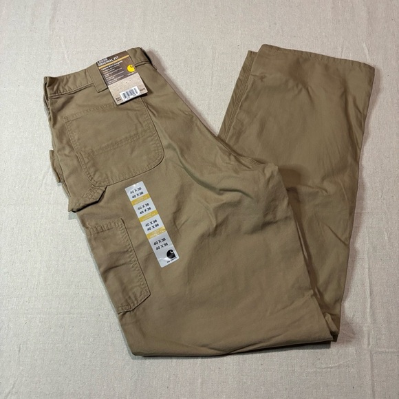 Carhartt B151 DKH Original Fit Dungaree Workwear Carpenter Mens Pants 40x36 NWT - Picture 1 of 8